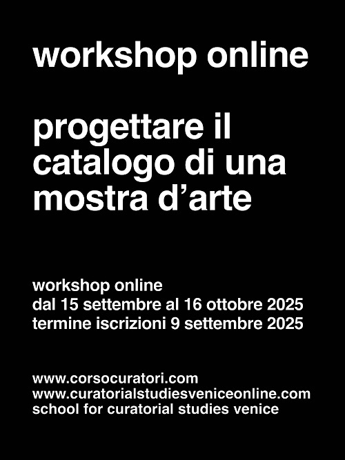 Progettare il catalogo di una mostra d’arte - work